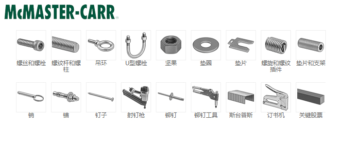 美国McMASTER-CARR紧固件